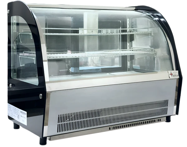 48'' CHEF Refrigerated Countertop Display Case Curved - LISA-120C