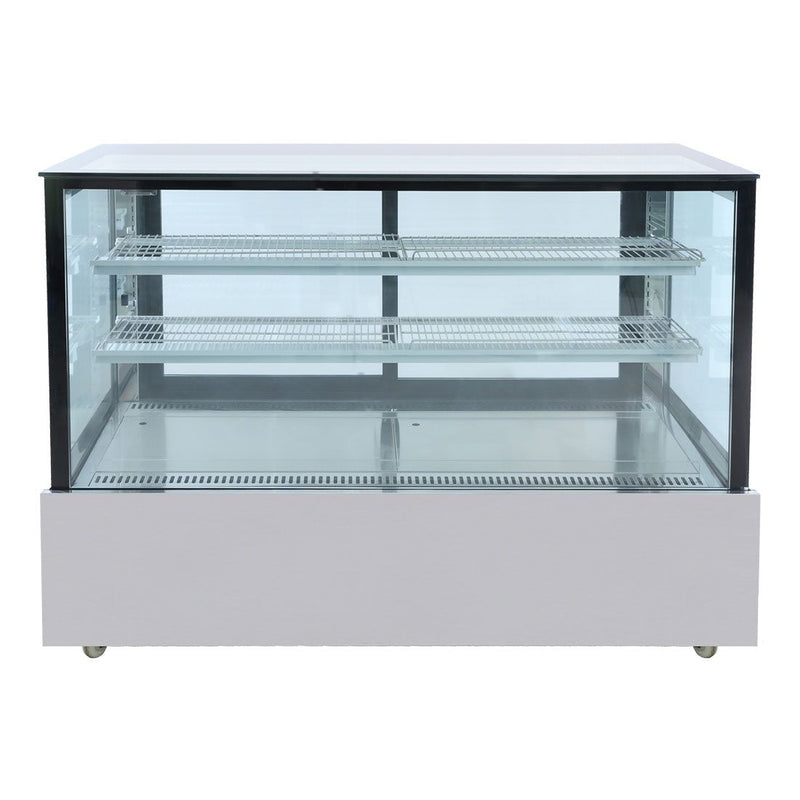 Bonvue SSU150-2XB square glass cake display