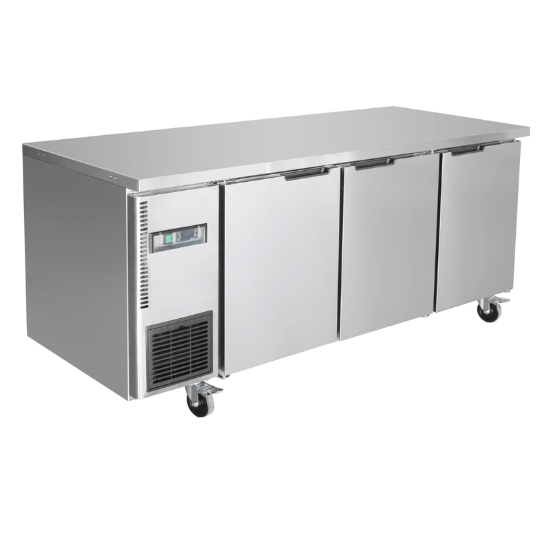 Thermaster TS1800BT-3D triple door workbench freezer