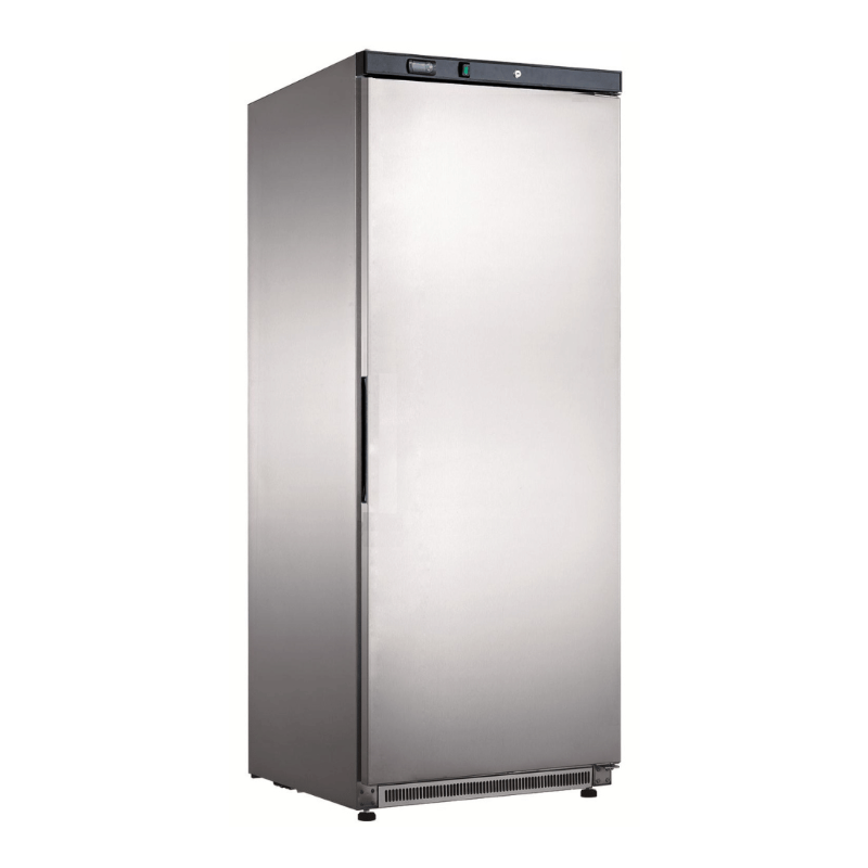 FED-X 570L Stainless Steel Single Solid Door Fridge – XR600SS front view