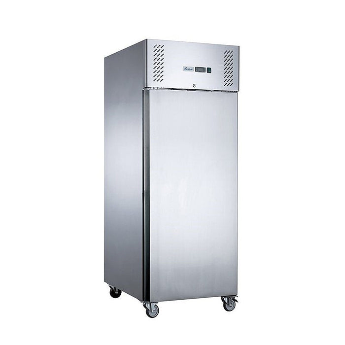 FED-X XURC650SFV stainless steel single door upright commercial fridge