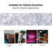 Promotional graphic for ice cubes with applications in convenience stores, cafes, bars, and restaurants.