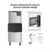 Blizzard SN-1000P Air-Cooled Ice Maker 450kg/day output 4