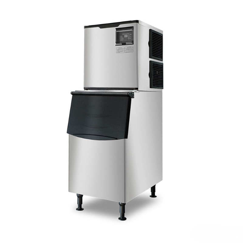 High-efficiency air-cooled ice maker for commercial use