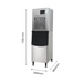 Ice machine with dimensions labeled on a white background