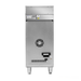 Stainless steel industrial oven on a white background