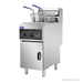 Commercial deep fryer on a white background
