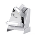 Metallic industrial component on a white background