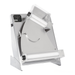 Metallic industrial machine on a white background