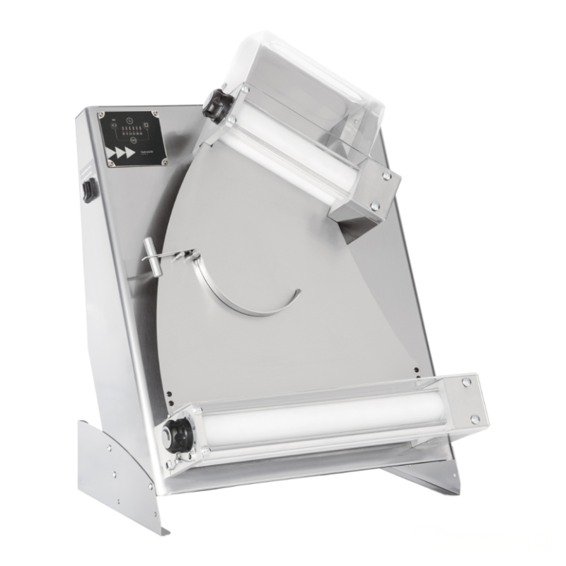 Metallic industrial machine on a white background