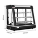 Display case with dimensions labeled on a white background