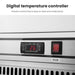 Thermaster SCB/21 digital temperature controller with red display and illuminated red power switch labelled run