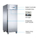 Single Full Door Upright Fridge - XURC600SFV info