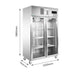 Thermaster Double Door Upright Display Fridge - SUCG1000 dimensions