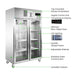 Thermaster Double Door Upright Display Fridge - SUCG1000 info