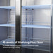 Thermaster Double Door Upright Display Fridge - SUCG1000 shelves