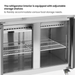 Refrigerator interior with adjustable storage shelves