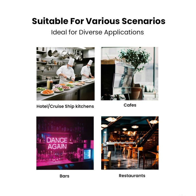 FED-X S/S Two Full Glass Door Upright Fridge - XURC1200G2V