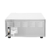 BakerMax EP-1T single deck countertop electric pizza oven, rear view showing the ventilation panel and power cord