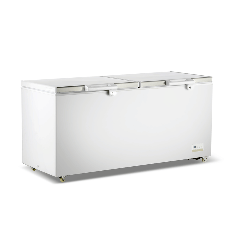 Thermaster BD600F 600L chest freezer with stainless steel lid