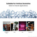 Ice cubes above photos of a convenience store, café, bar and restaurant, showing where the Blizzard SN-81B ice maker suits
