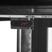 Bonvue SG200FA-2XB close-up of the digital temperature display reading 14 degrees, mounted inside the top of the cabinet