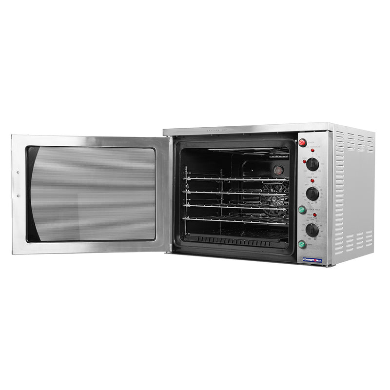 ConvectMax YXD-6A electric convection oven, with the door open to the GN 1/1 racks
