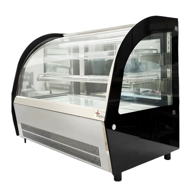 48'' CHEF Refrigerated Countertop Display Case Curved - LISA-120C