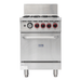 Gasmax GBS4TSLPG 4 burner LPG range with oven, front view