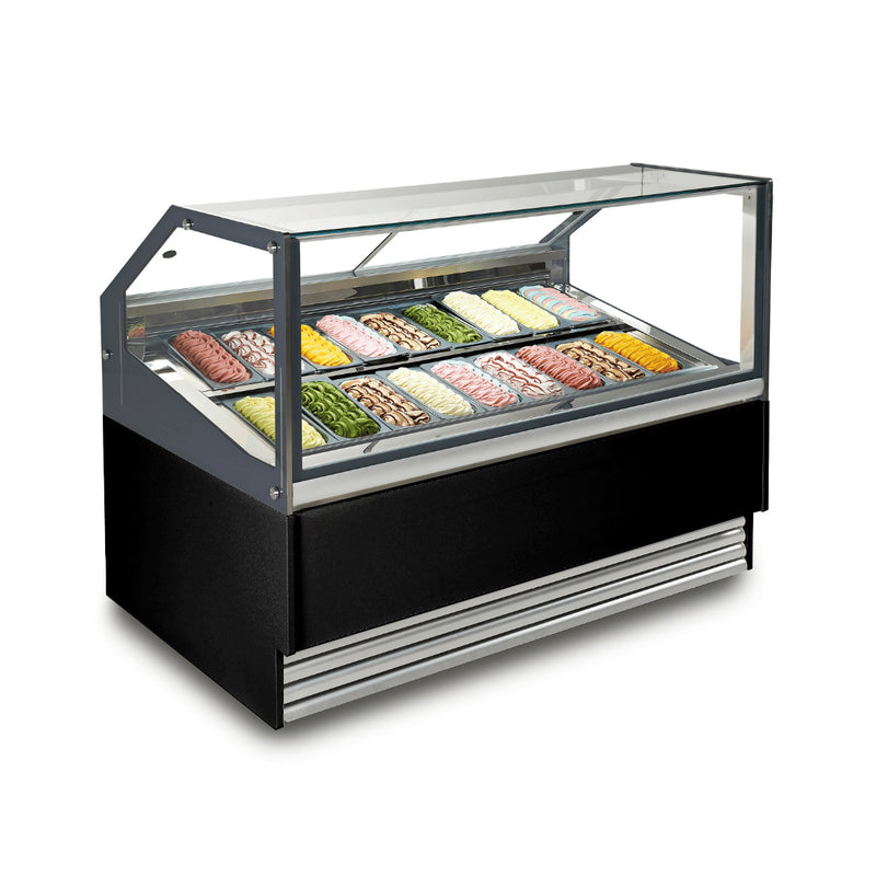 Bonvue SGD-18B gelato and ice cream display showcase