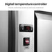 Thermaster SLB240 digital temperature controller with red display, and a red illuminated power switch labelled run below it