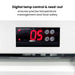 Thermaster LG-1000P white two glass door drink fridge digital temperature controller