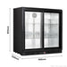 Thermaster LG-208SC bar fridge with dimensions: 835 mm high, 900 mm wide and 530 mm deep