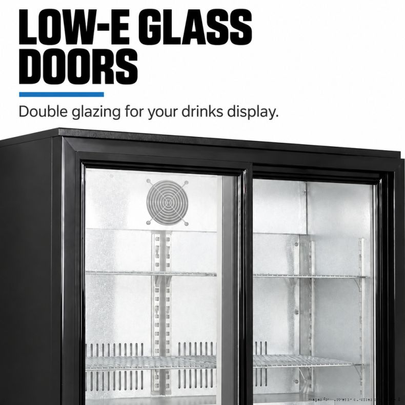 Thermaster LG-208SC close-up of the double-glazed low-E sliding glass doors