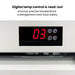 Thermaster LG-730P white two glass door drink fridge digital temperature controller