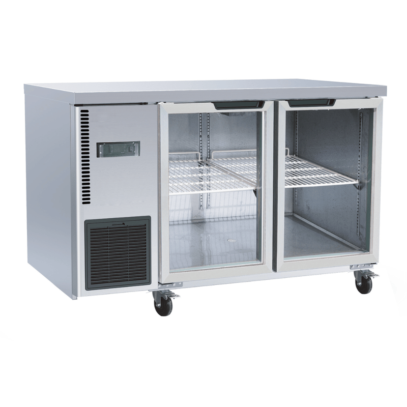 Thermaster TL1200TNG double glass door workbench fridge