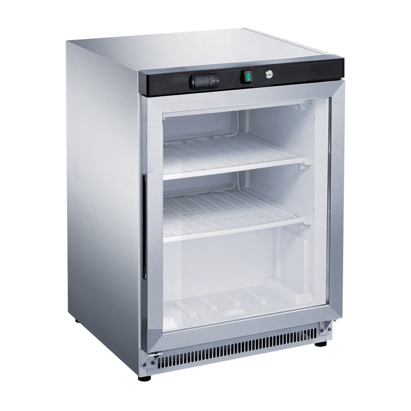 FED-X XF200SG 120L glass door bar freezer