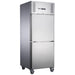 FED-X S/S Two Door Upright Fridge - XURC600S1V front view