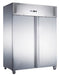 Stainless Steel Two Full Door Upright Fridge – XURC1200SFV front view